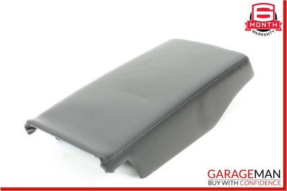 03-06 Mercedes R230 SL500 Center Console Rear Lid Cover Panel Leather Black OEM