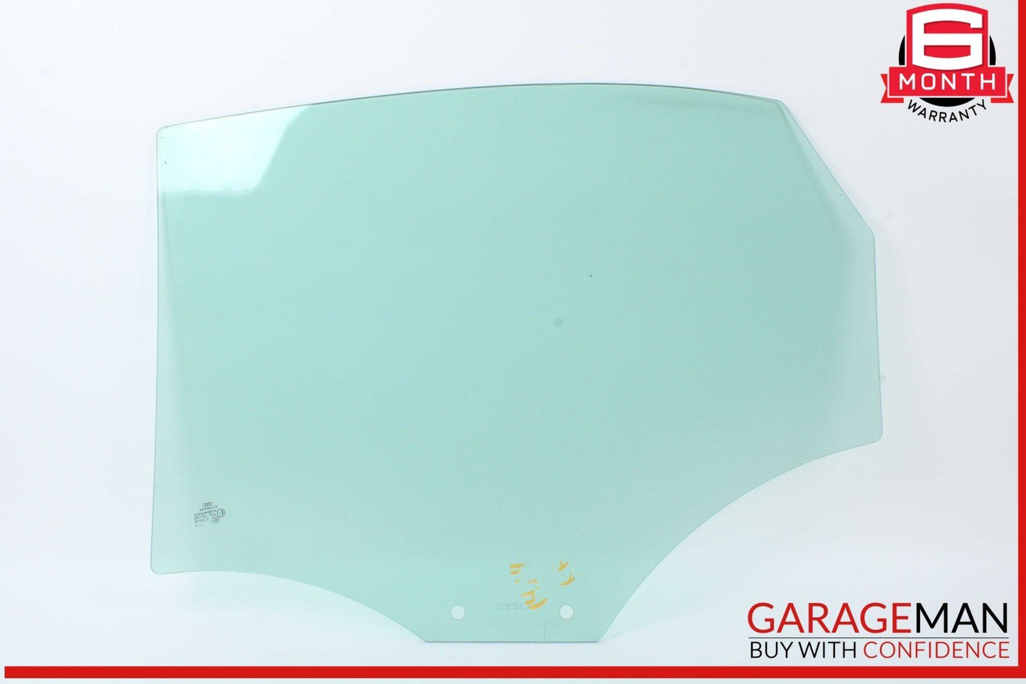 09-16 Audi A4 S4 Rear Right Passenger Side Door Window Glass OEM