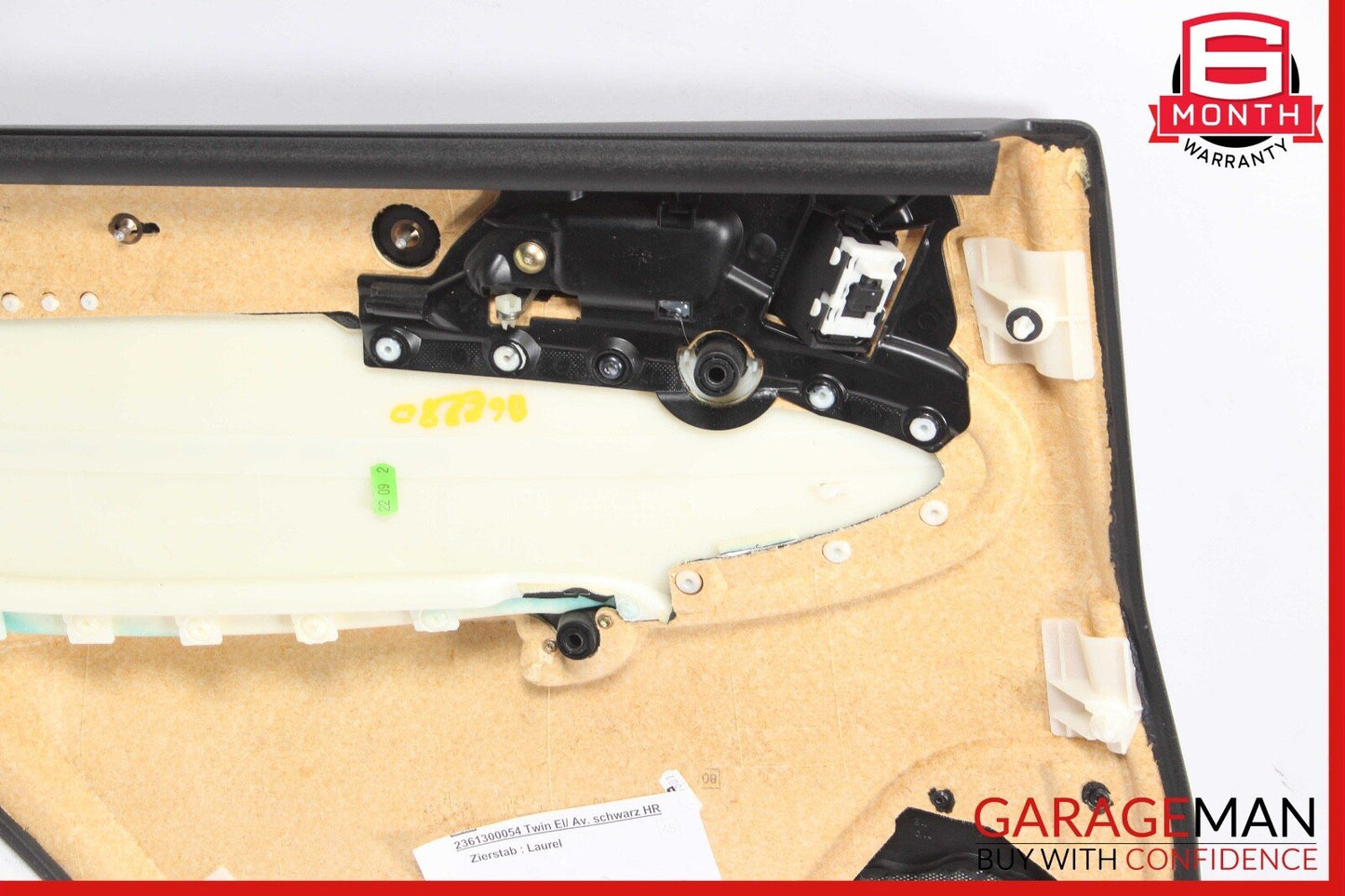 05-07 Mercedes W203 C280 C350 Rear Right Side Interior Door Panel Black A13 OEM