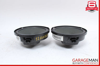 06-15 Mercedes X204 GLK350 C250 Rear Right & Left Side Door Sound Speakers Set