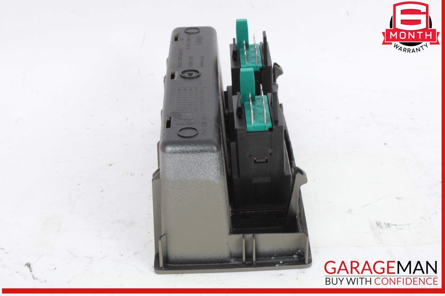 07-15 Audi Q7 Rear Heated Seat Control Switch w/ Trim Cover Panel 8E0963563 OEM
