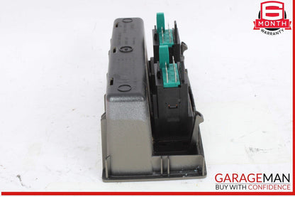 07-15 Audi Q7 Rear Heated Seat Control Switch w/ Trim Cover Panel 8E0963563 OEM