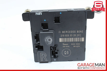 06-11 Mercedes W219 CLS500 CLS55 AMG Rear Right Side Door Control Module OEM