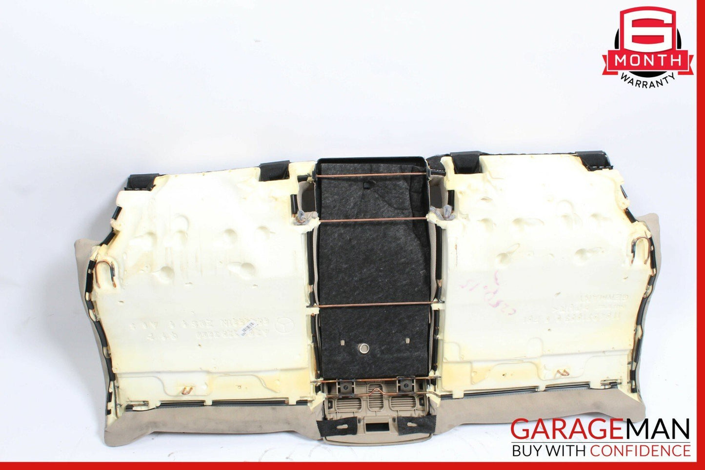 12-15 Mercedes W204 C250 Coupe Rear Seat Cushion Bottom Lower Beige OEM