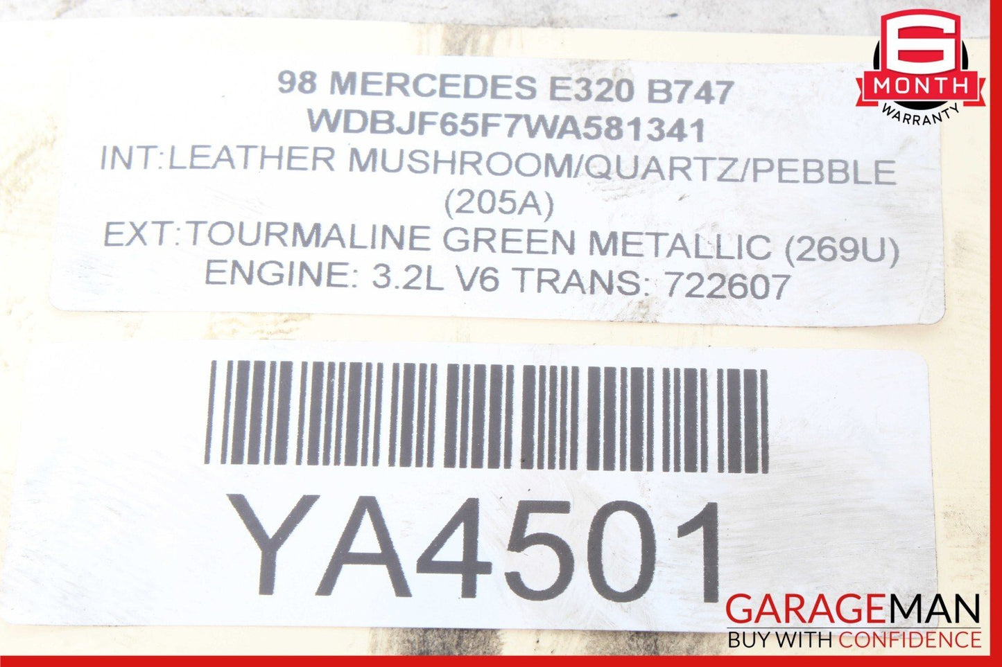 96-02 Mercedes W210 E320 E430 Rear Right / Left Upper Forward Control Arm OEM