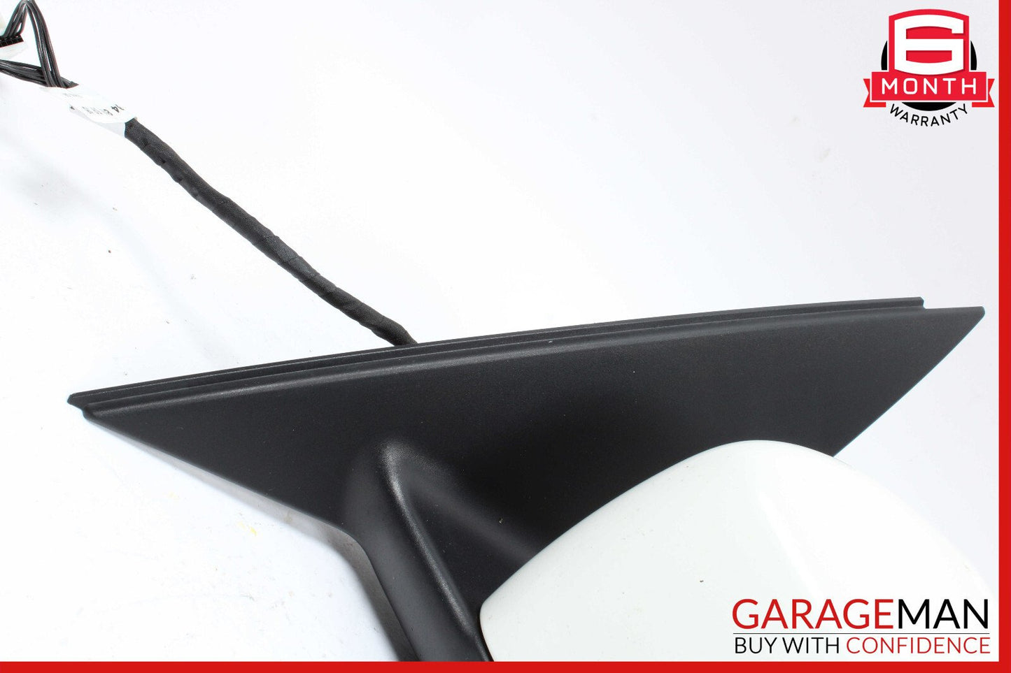 10-11 Mercedes W204 C300 C350 Front Left Side Mirror Door Rear View White OEM
