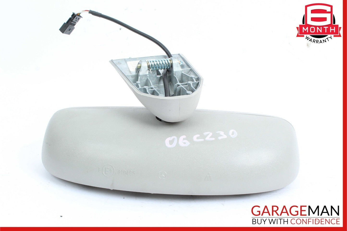 01-09 Mercedes W203 C230 C320 CLK320 Interior Top Upper Rear View Mirror Gray