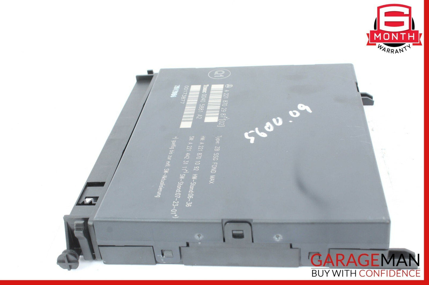 07-13 Mercedes W221 S550 S400 Rear Seat Control Unit Module 2218707293 OEM