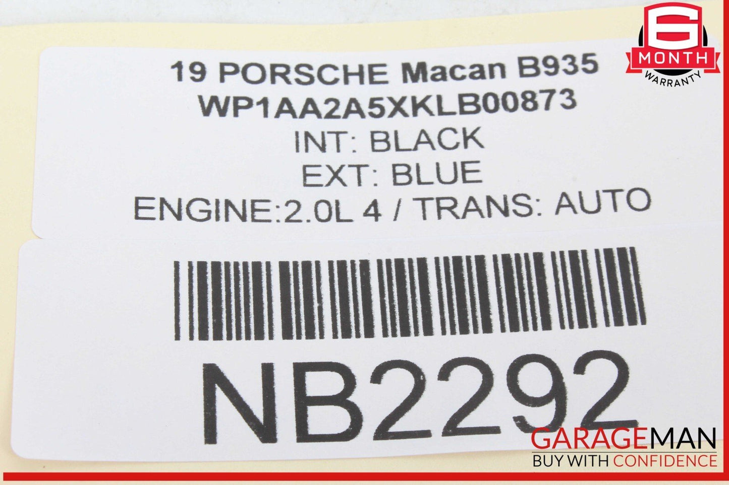 15-24 Porsche Macan Rear Left Side Door Control Module 4H0959795P OEM