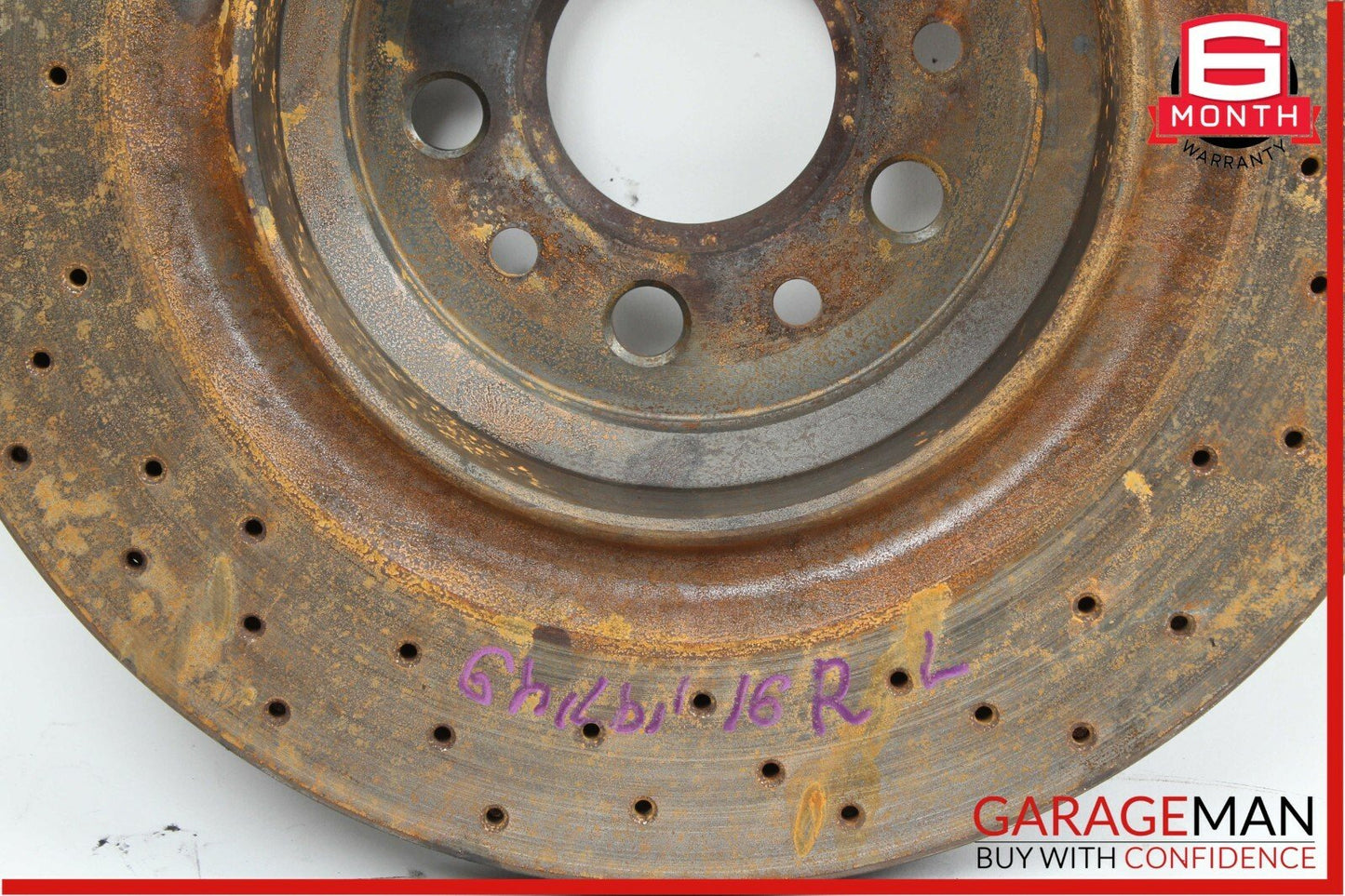 14-17 Maserati Ghibli Rear Left Side Brake Rotor Disc OEM