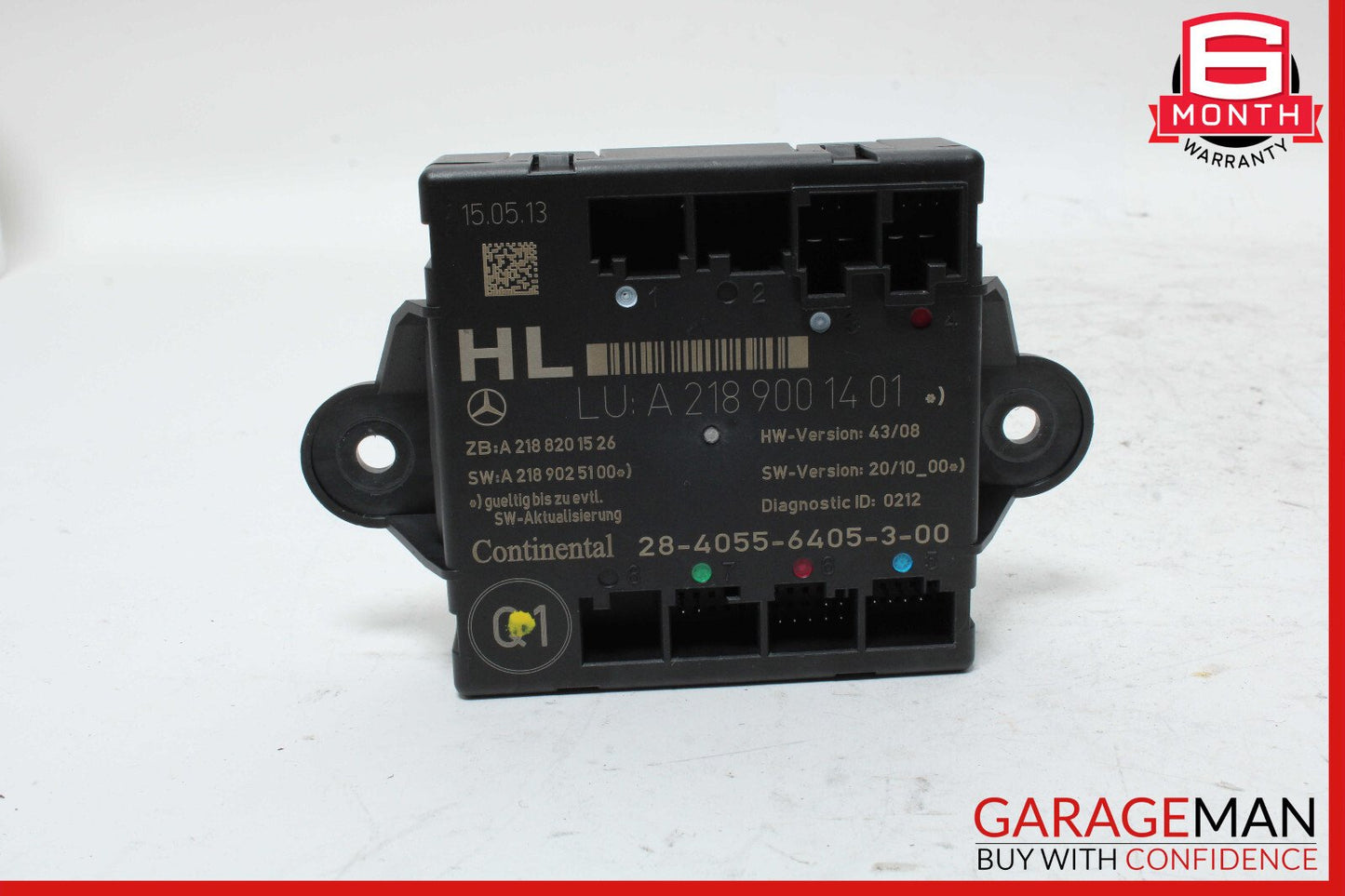 08-18 Mercedes W204 C300 C250 CLS550 Rear Left Side Door Control Module OEM