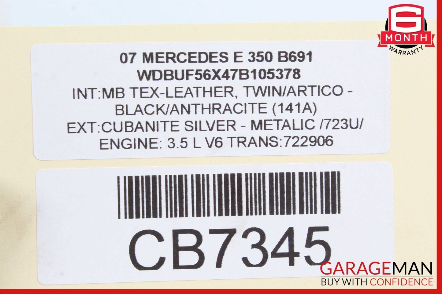 03-09 Mercedes W211 E550 E350 E55 E63 AMG Rear Left Side Door Control Module