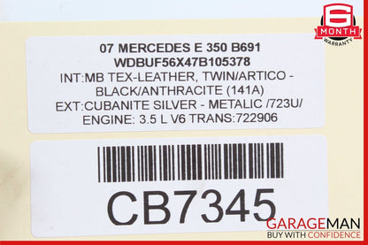 03-09 Mercedes W211 E550 E350 E55 E63 AMG Rear Left Side Door Control Module
