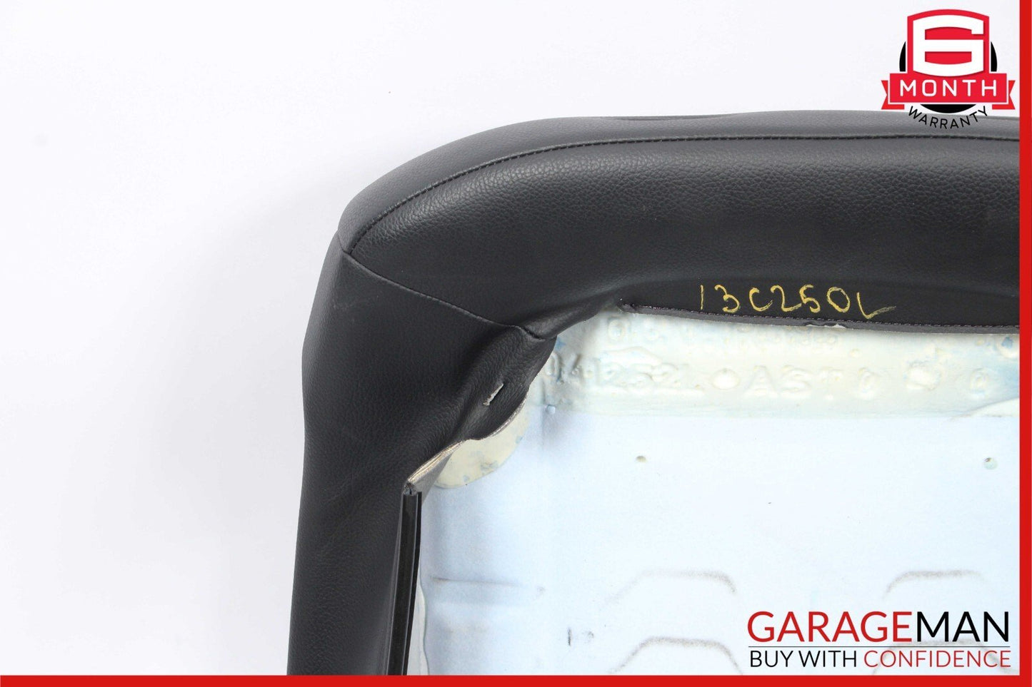 08-14 Mercedes W204 C250 Sedan Front Left Side Top Upper Seat Cushion Black
