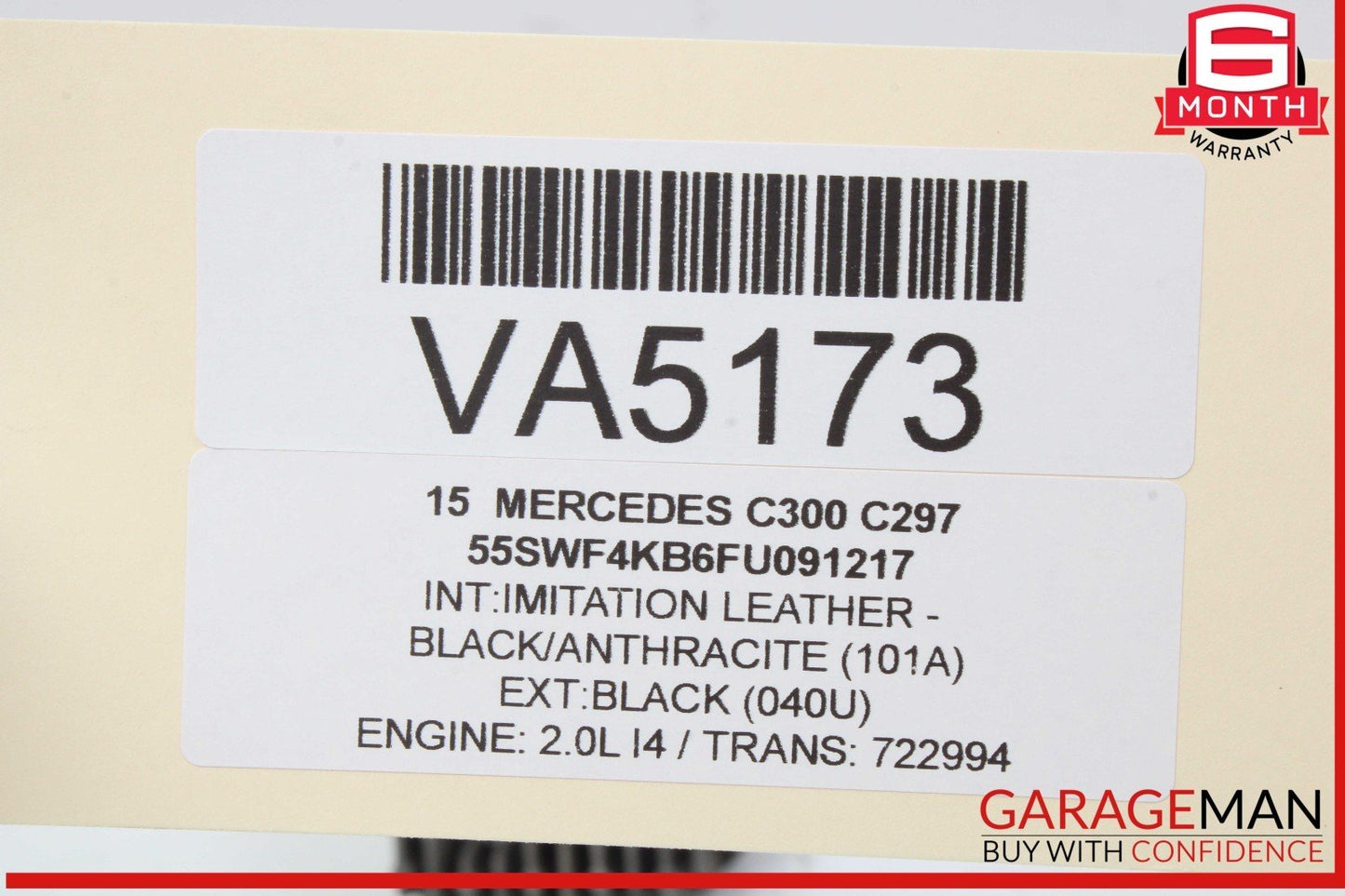 15-18 Mercedes W205 C300 C350 C43 AMG Headlight LED Control Module OEM