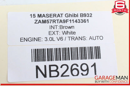 14-20 Maserati Ghibli Levante Front Right Seat Control Switch Module OEM