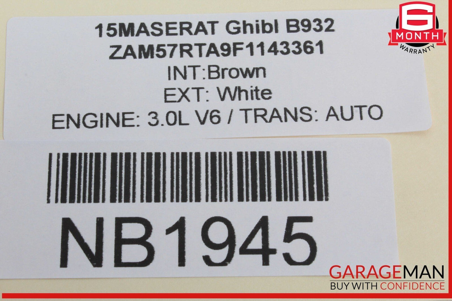 14-17 Maserati Ghibli BCM Body Computer Control Module Unit 68226670AA OEM