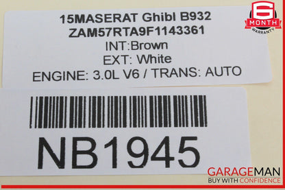 14-17 Maserati Ghibli BCM Body Computer Control Module Unit 68226670AA OEM