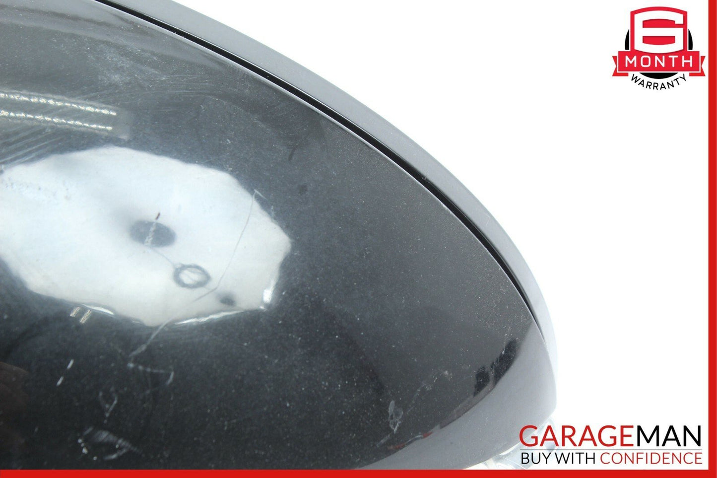 07-09 Mercedes W221 S550 S600 Front Left Side Mirror Door Rear View Black OEM