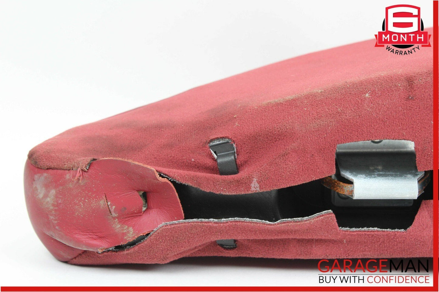 14-18 Maserati Quattroporte Rear Left Side Seat Bolster Cushion Pad Cover Red