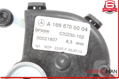 13-16 Mercedes X166 GL450 Rear Left Quarter Window Regulator Motor OEM