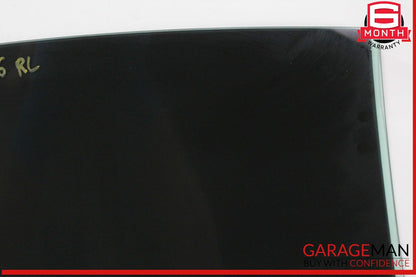 12-18 Audi A6 S6 Rear Left Driver Side Door Window Glass OEM