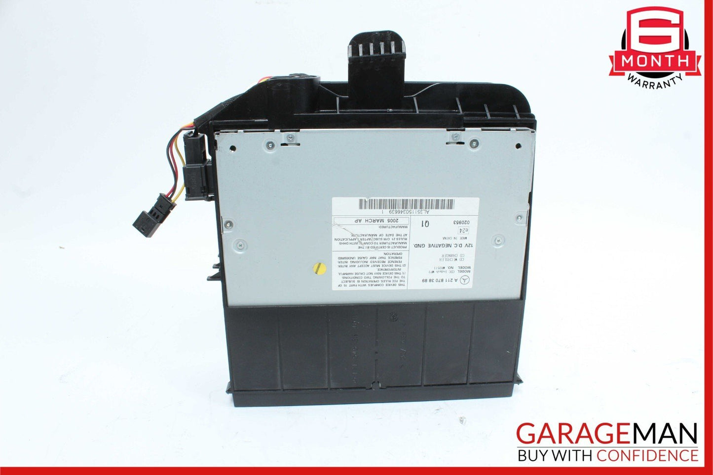 03-13 Mercedes SLK350 ML500 E320 CLS550 SLK280 Radio 6 Disk CD Changer Player