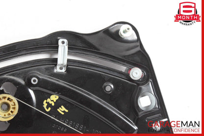 10-17 Mercedes W207 E350 Rear Left Door Window Regulator Frame w/o Motor OEM