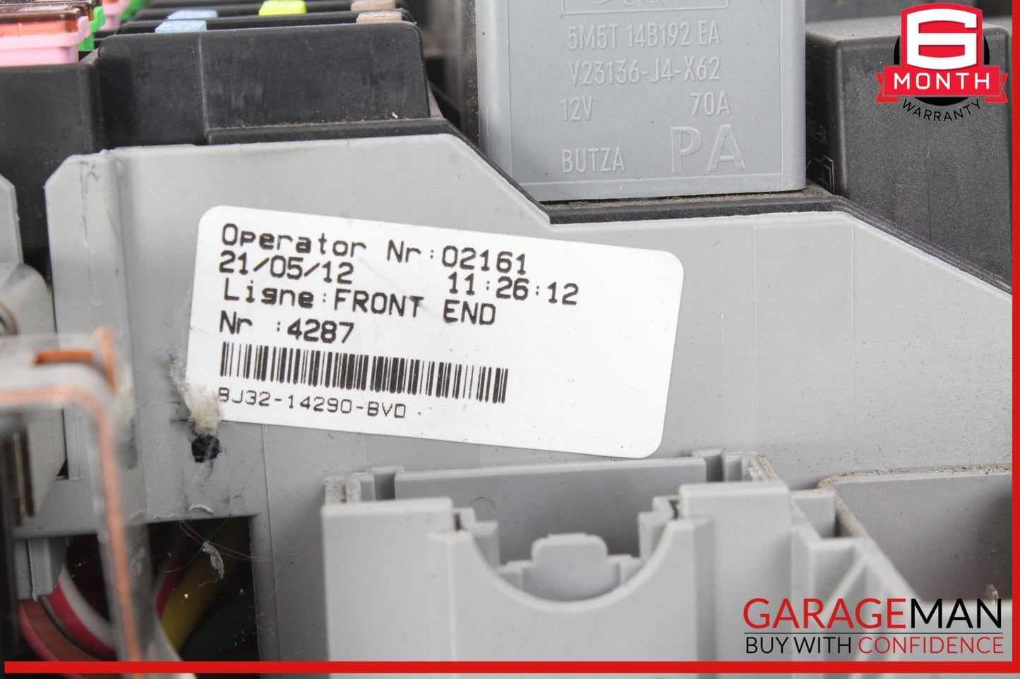 12-19 Range Rover Evoque Engine Bay Fuse Relay Junction Box BJ3214A076CA OEM