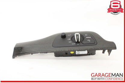 17-19 Audi Q7 Front Dash Trim w/ Head Light Lamp Control Switch 4M1853189R OEM