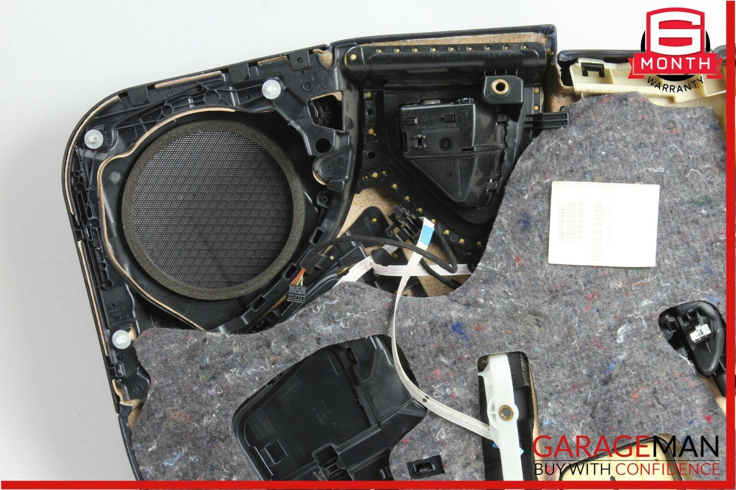 06-11 Mercedes W219 CLS63 AMG CLS55 Rear Left Interior Door Panel Black OEM