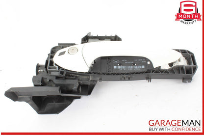 08-15 Mercedes X204 GLK350 Front Left Driver Side Exterior Door Handle White OEM