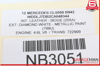 10-17 Mercedes W218 CLS550 Sirius Satellite Radio Receiver Module Unit OEM