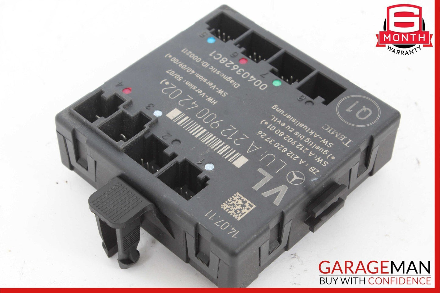 08-18 Mercedes E350 E400 C250 SLK350 Front Left Side Door Control Module Unit