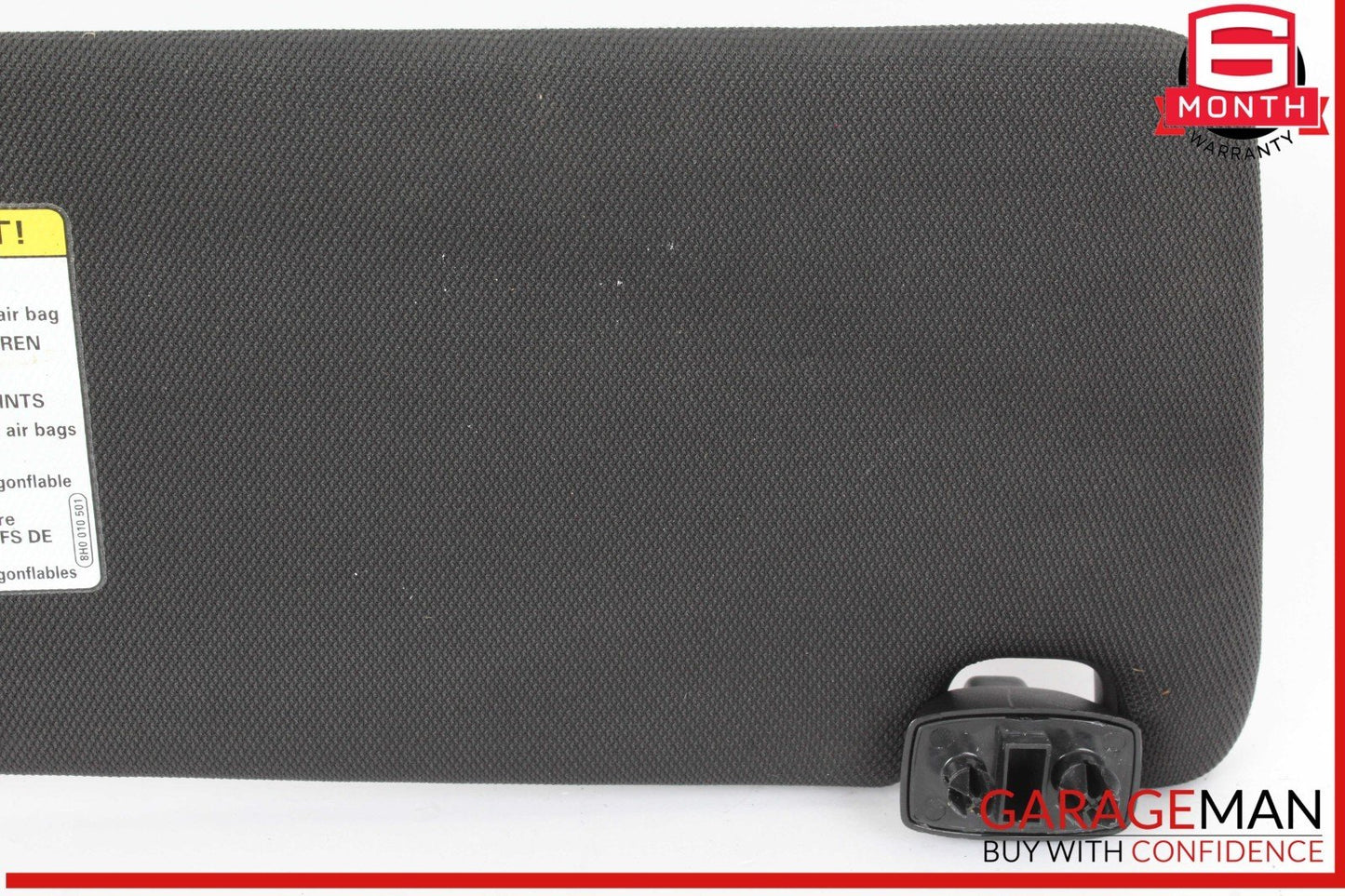 16-18 Audi A6 A7 Front Left Driver Side Sun Visor Sunvisor Black 4G0857551M OEM