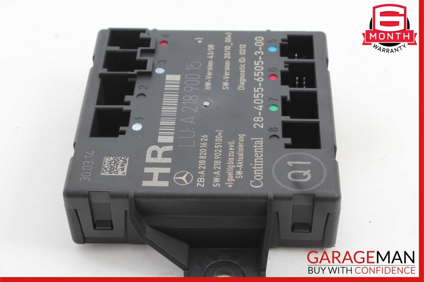 08-18 Mercedes W204 C250 C300 CLS550 Rear Right Side Door Control Module Unit