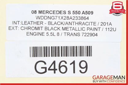 07-13 Mercedes W221 S450 S550 Rear Trunk Lid Unlock Release Trim Handle OEM