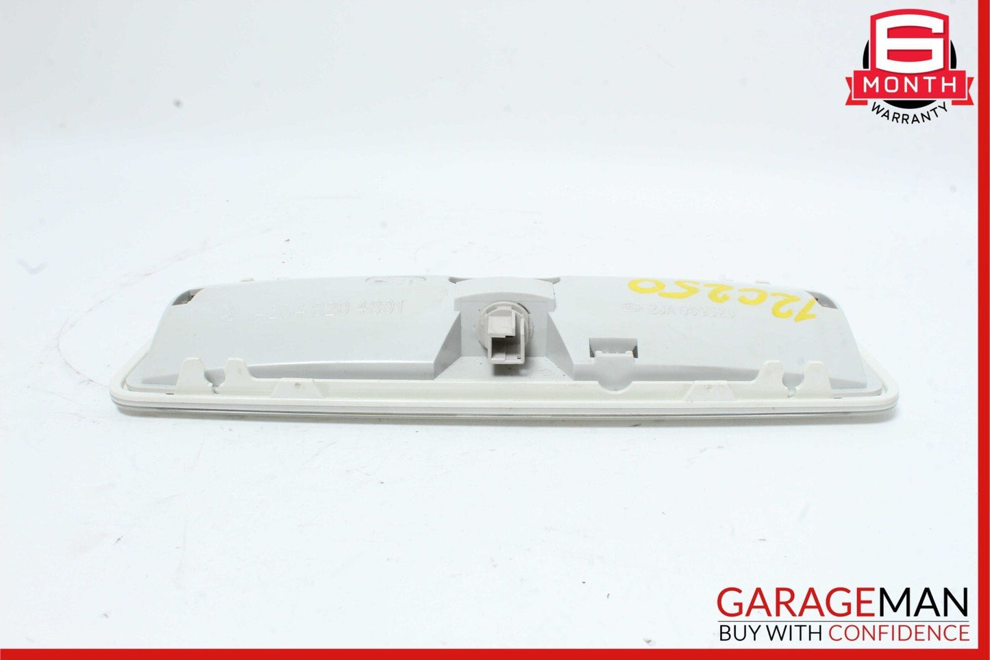 08-17 Mercedes W204 C250 E400 E350 GLK350 Rear Overhead Dome Light Lamp Gray OEM