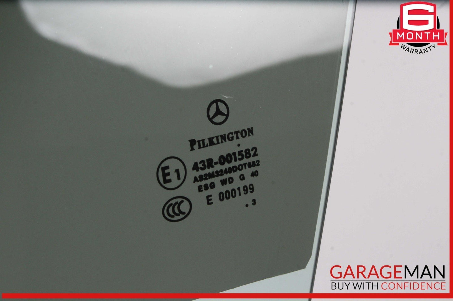 12-20 Mercedes R172 SLK250 Front Left Driver Side Door Window Glass OEM