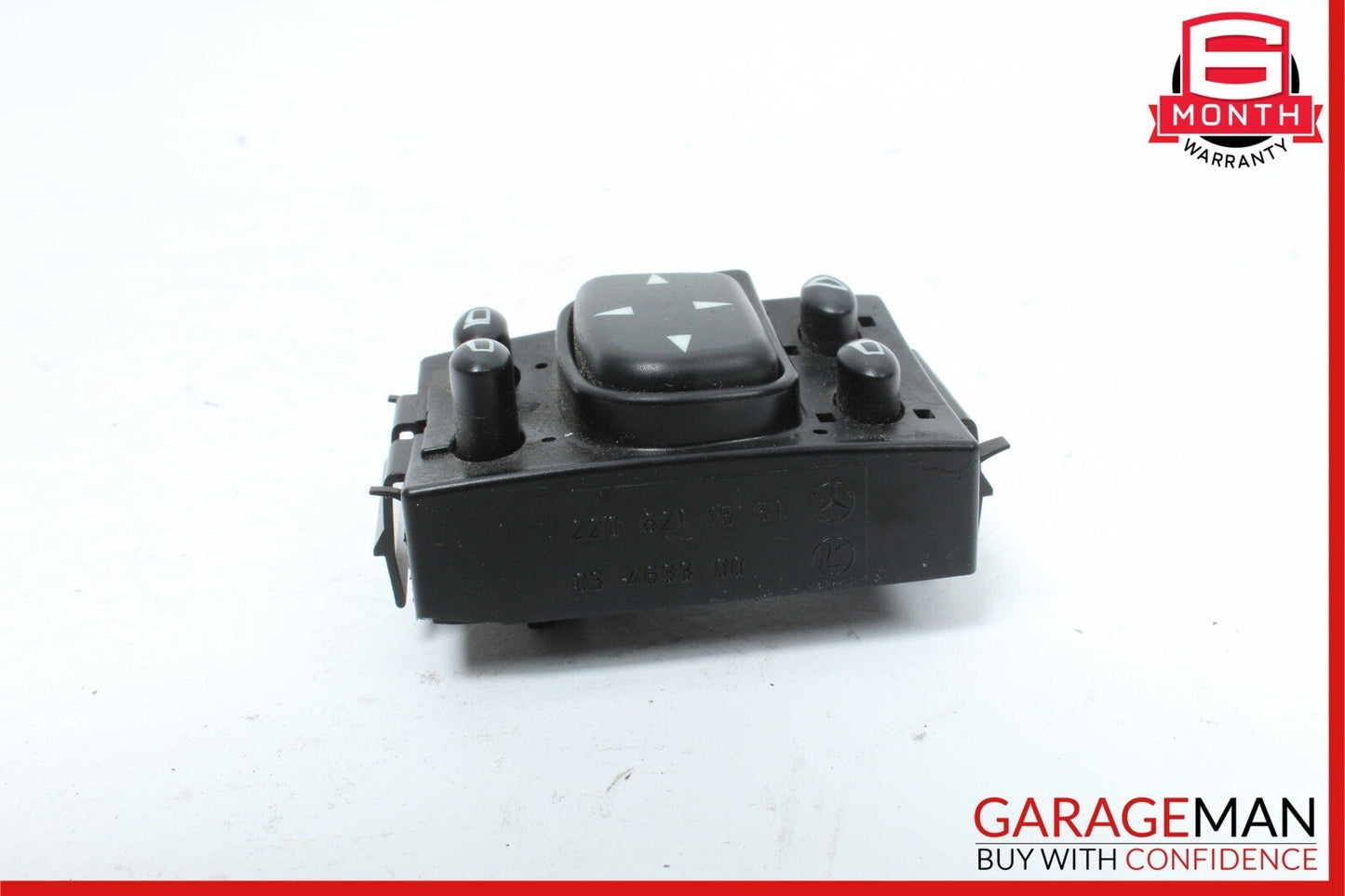 00-06 Mercedes W220 S430 S55 AMG Side Rear View Mirror Adjust Switch Button OEM