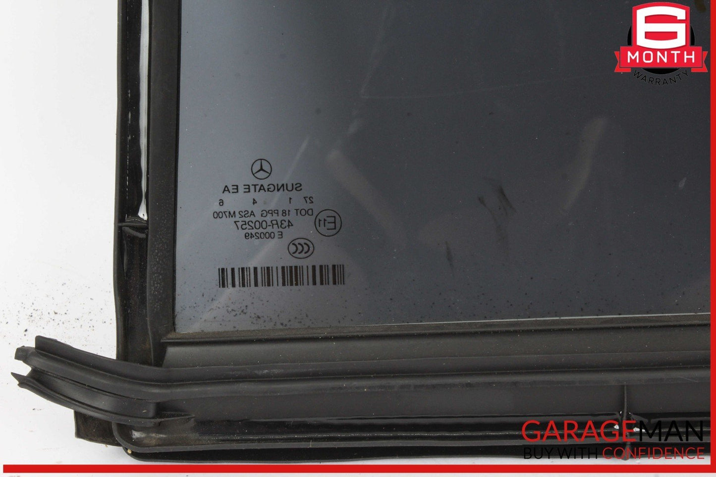 07-13 Mercedes W221 S550 S63 AMG Rear Right Passenger Side Quarter Window Glass