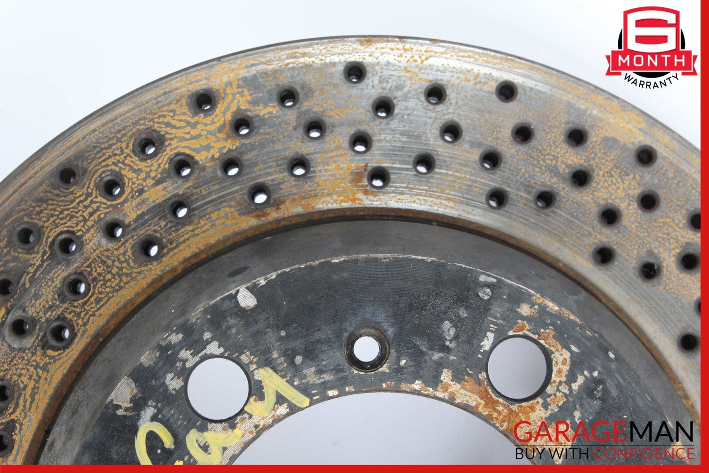 05-12 Porsche Cayman 987 Front Right & Left Drilled Brake Rotor Disc Set OEM