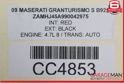 03-10 Maserati GranTurismo S M145 Rear Left Side Spindle Knuckle Hub OEM