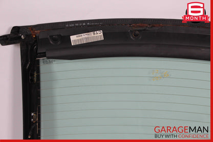 03-12 Mercedes R230 SL500 SL550 Rear Back Window Windshield Glass Panel Clear