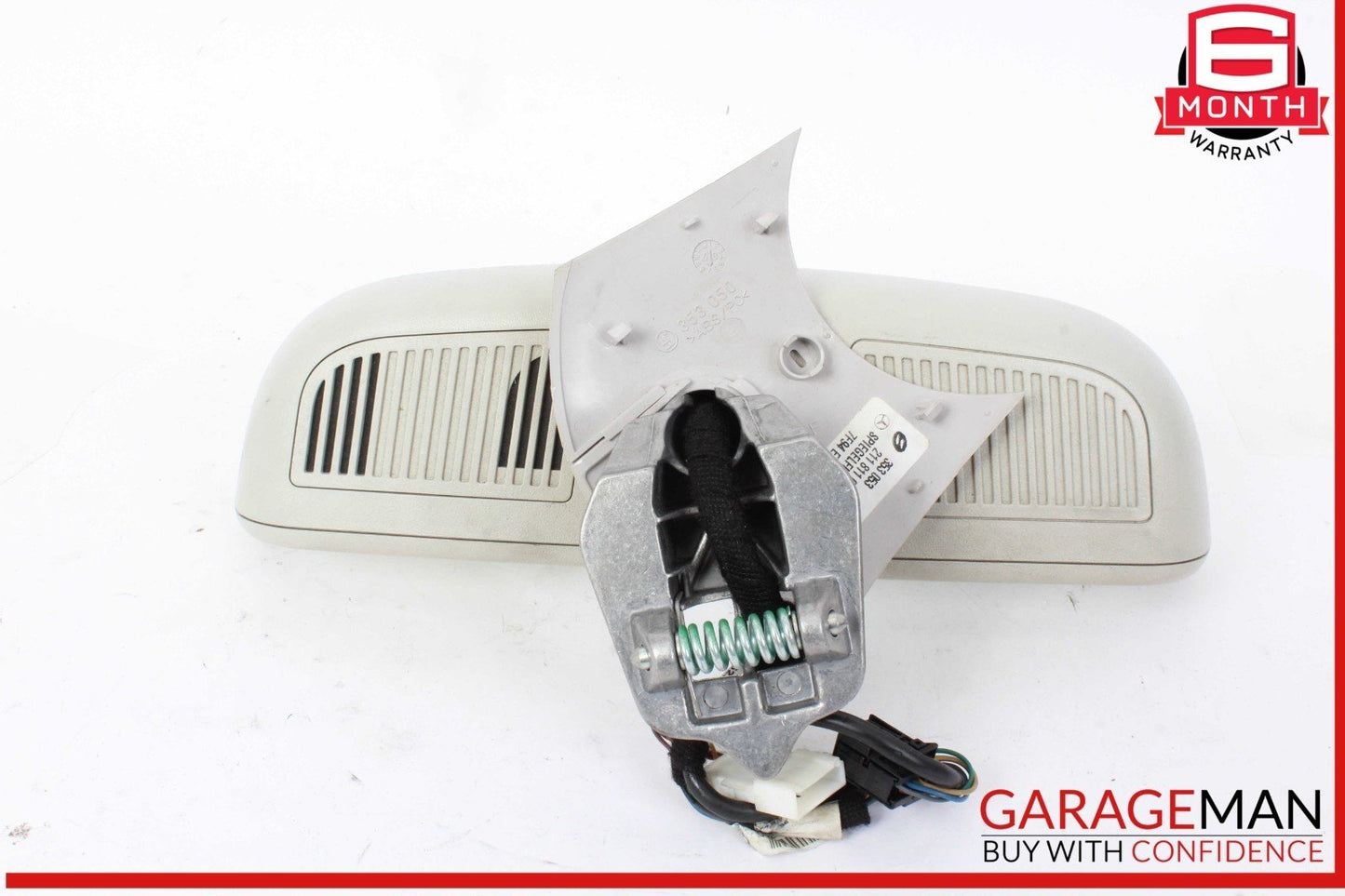 07-09 Mercedes W211 E350 E63 AMG Interior Top Upper Rear View Mirror Gray OEM