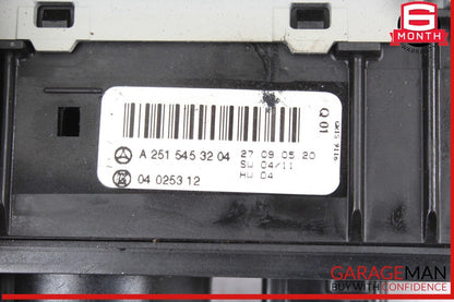 06-11 Mercedes W251 R500 4MATIC Headlight Control Switch Module 2515453204 OEM