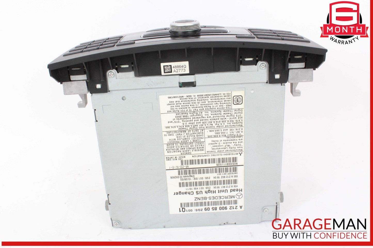 10-11 Mercedes W212 E350 E550 E63 AMG Command Head Unit CD Changer Radio OEM
