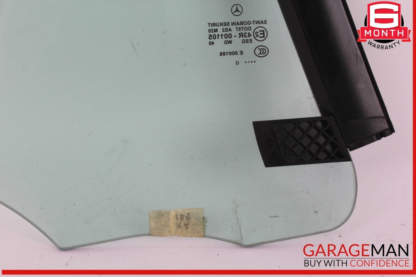 05-11 Mercedes R171 SLK300 Rear Left Side Door Quarter Window Glass OEM