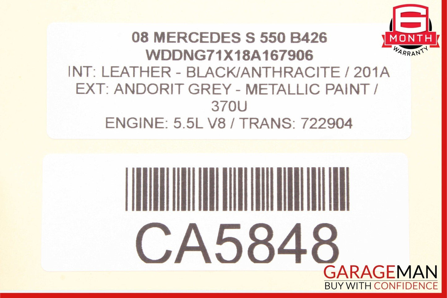 07-14 Mercedes W216 CL65 AMG S550 Trunk Seat Lumbar Vacuum Pump 2218000248