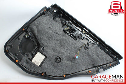 10-13 Mercedes W212 E350 E550 Rear Left Driver Side Interior Door Panel Grey